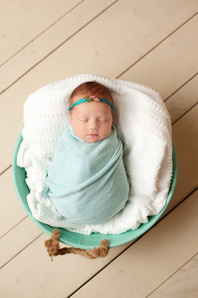 Buckets are a staple in every newborn photographers bag of tricks!