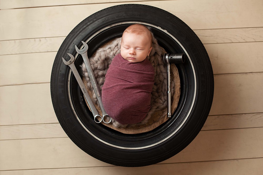 Personal props add a very special element to your newborn portraits. 