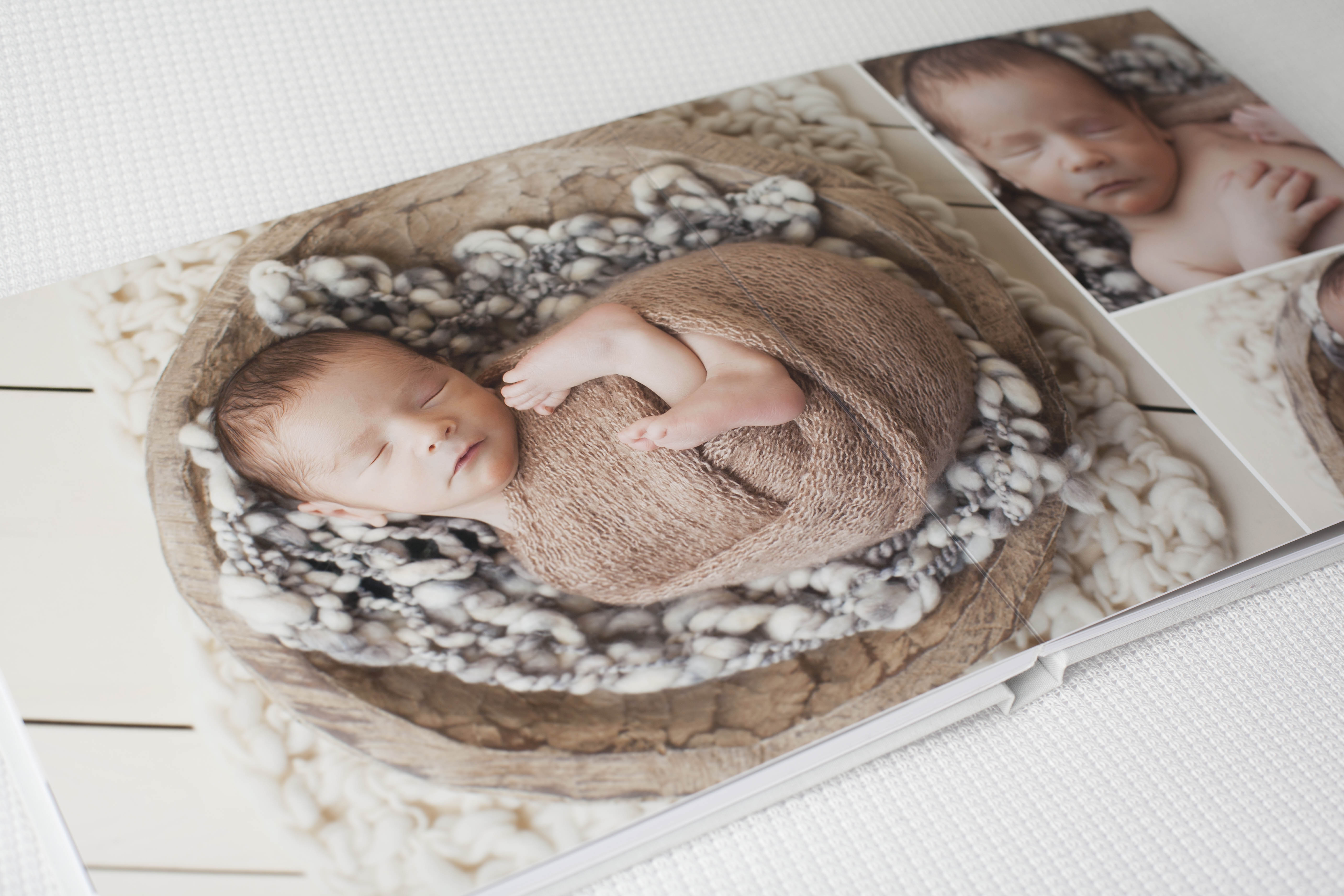 Professionally done photo albums create beautiful heirlooms.